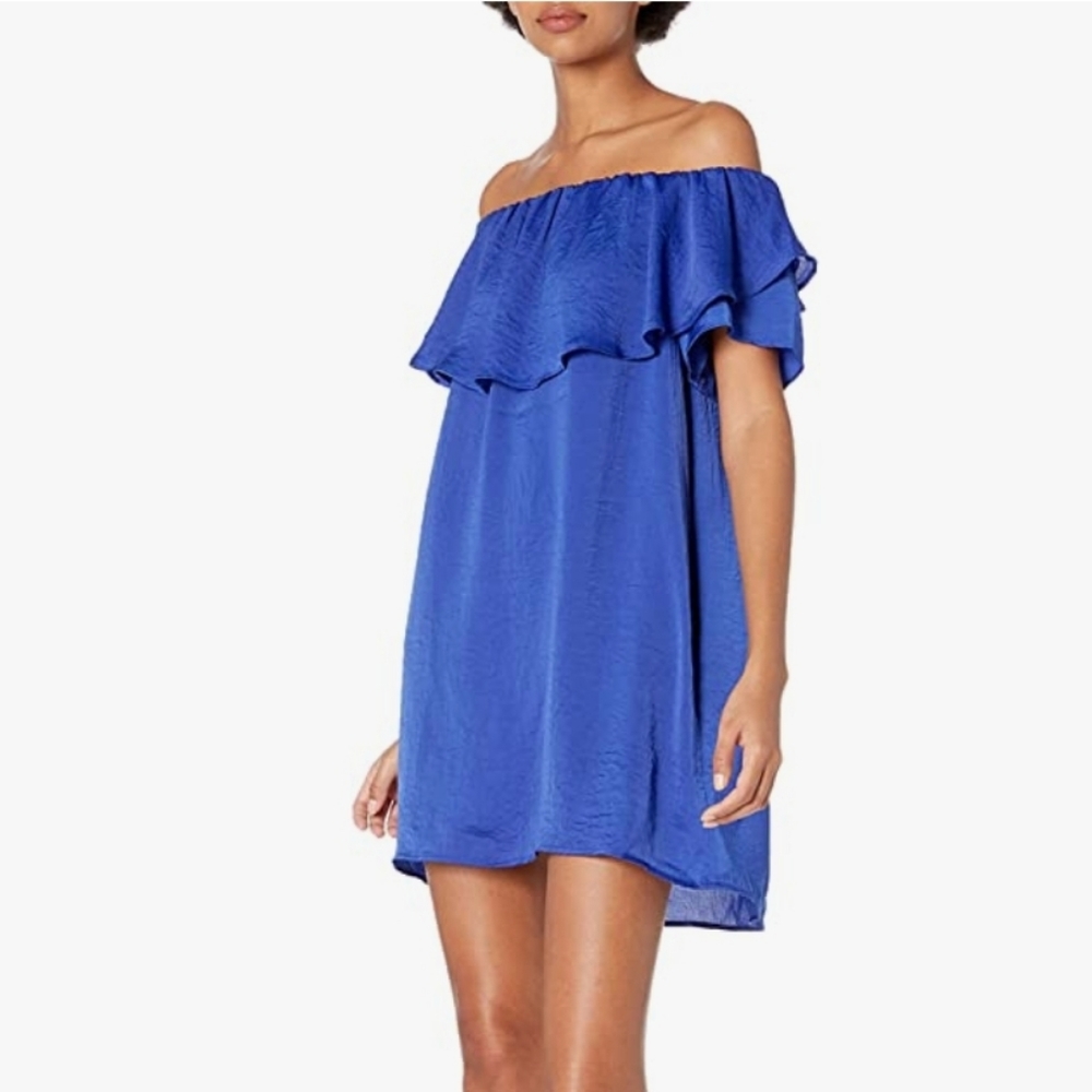 Lucca Couture Strapless Off Shoulder Mini Dress